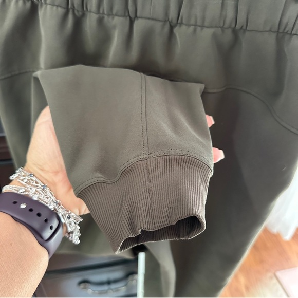 Lululemon Stretch High-Rise Joggers | Olive Green | Size 2 - Picture 7 of 15